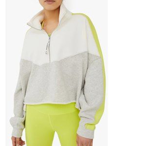 Split Second Crop Half-Zip Sweatshirt Free People FP Movement OB1310446